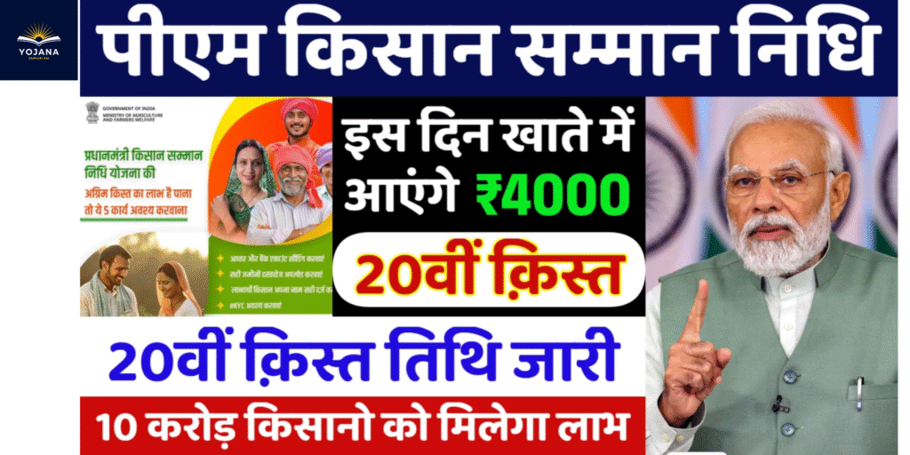 PM Kisan 20th Installment: पीएम किसान की अगली किस्त की तिथि जारी — किसानों के खाते में जल्द आएंगे पैसे!