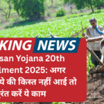 PM Kisan Yojana 20th Installment 2025: अगर 2000 रुपये की किस्त नहीं आई तो तुरंत करें ये काम